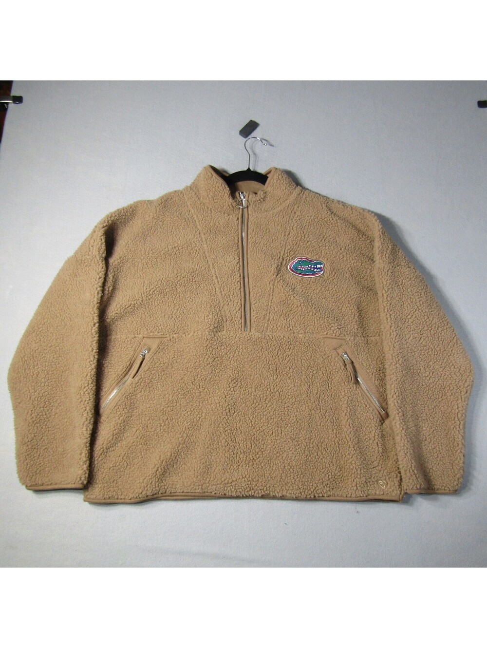 NWT Colosseum Florida Gators Brown Polar Fleece Jacket Woman's XL Flour Brown